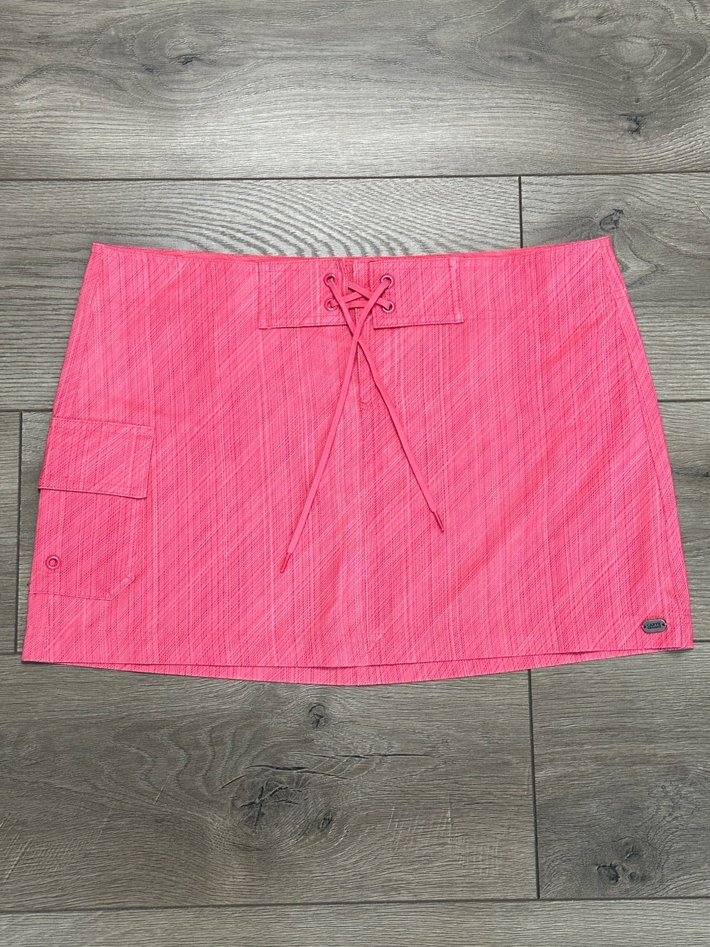 Carve Designs Del Rey Swim Cover Up Mini Board Skirt Pink Size 8